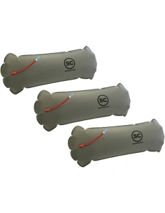 Optiparts Optimist buoyancy bag grey 43l with tube valve - set