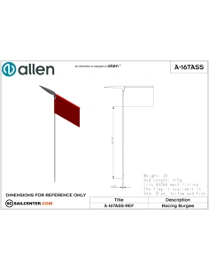 Allen racing burgee 2